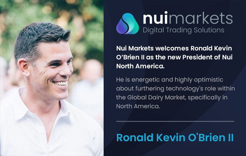 Nui Markets appoints Ronald Kevin O’Brien II as President of North American Business