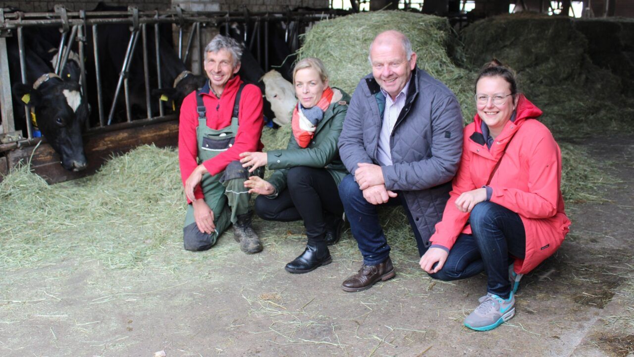 German farmer tastes the difference with organic hay milk