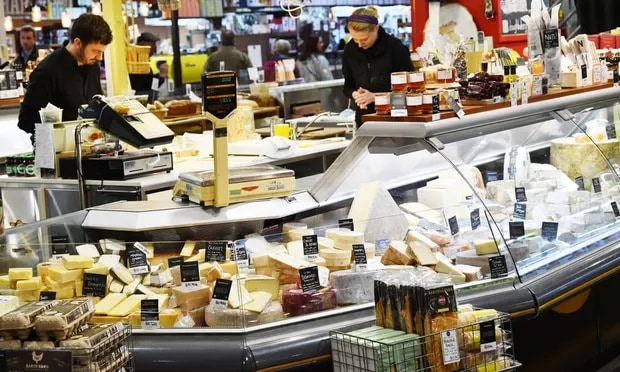 A cheese shop in Adelaide. Australian dairy farmers say blocking their use of the name feta as part of a trade agreement with the EU would have ‘a huge negative effect on the dairy industry’.
