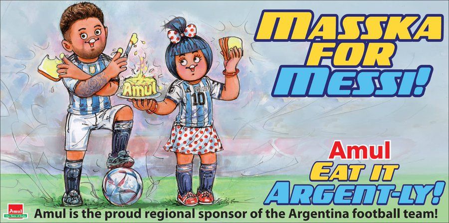 Amul to be regional sponsor for Argentina in World Cup